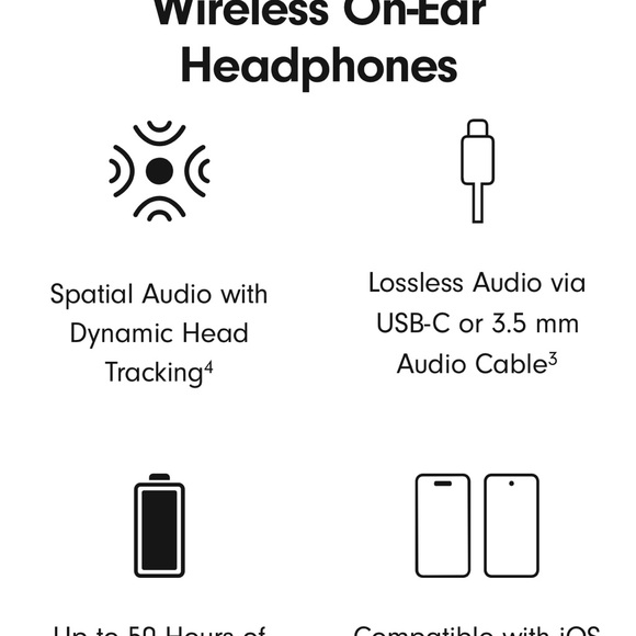 Brand New Beats Solo 4 Blue Wireless Headphones - Picture 3 of 7